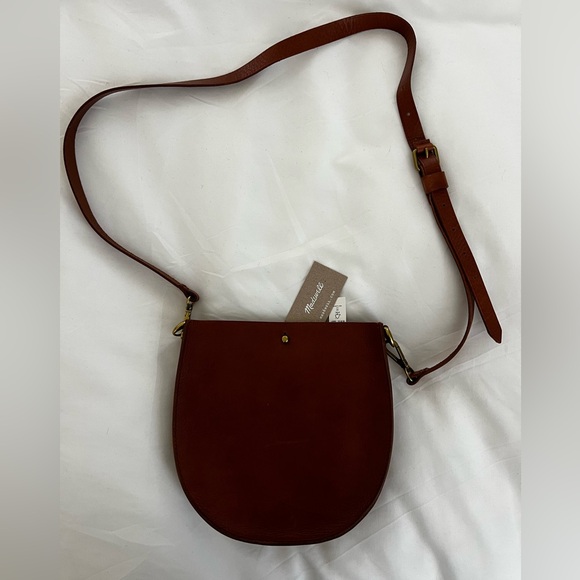 Madewell Tan Leather Saddlebag - Picture 5 of 5